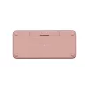 LOGITECH Pebble Keys 2 K380s - Kompaktiška belaidė Bluetooth klaviatūra - Tonal Rose - Qwerty Int