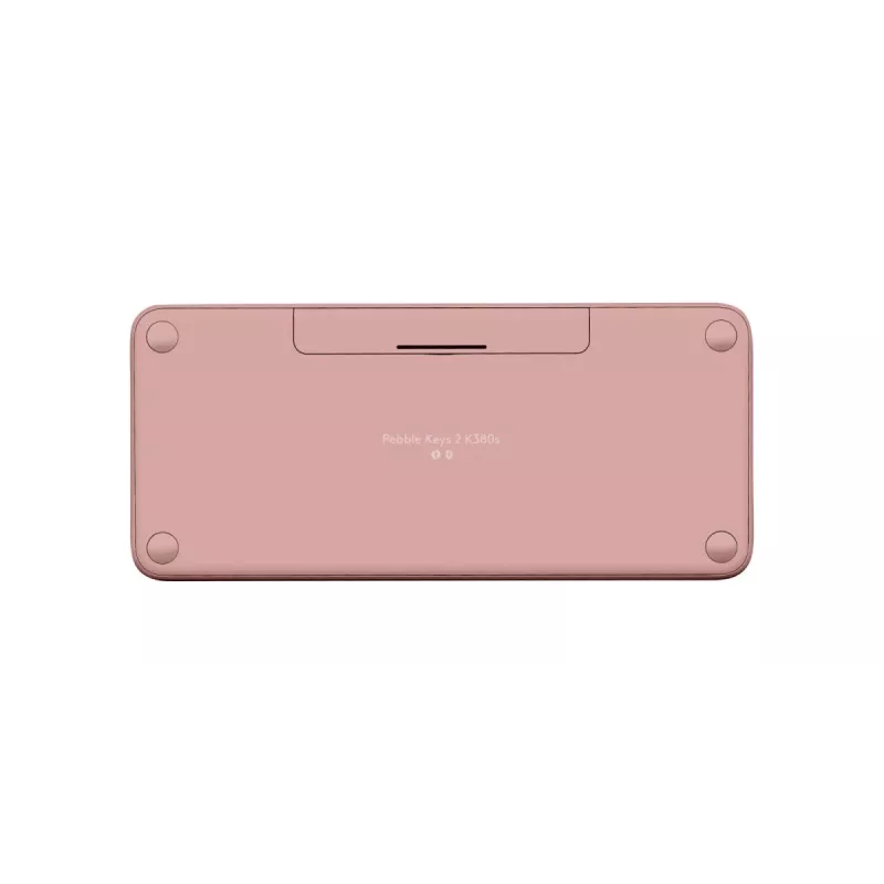 LOGITECH Pebble Keys 2 K380s - Kompaktiška belaidė Bluetooth klaviatūra - Tonal Rose - Qwerty Int