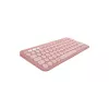 LOGITECH Pebble Keys 2 K380s - Kompaktiška belaidė Bluetooth klaviatūra - Tonal Rose - Qwerty Int