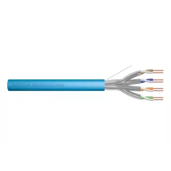 DIGITUS instaliacinis kabelis - CAT6a - U/FTP - AWG 23/1 - 305m - Mėlynas