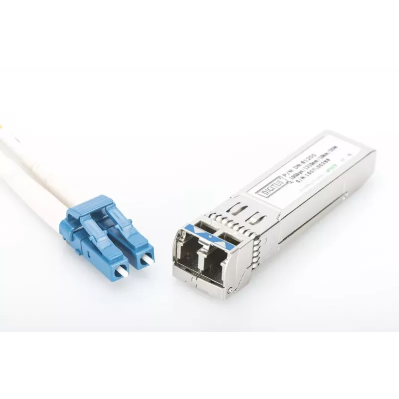 DIGITUS SFP+ 10G MM 850nm 300m su DDM LC jungtimi, galios išsklaidymas < 1W 850nm VCSEL lazeris
