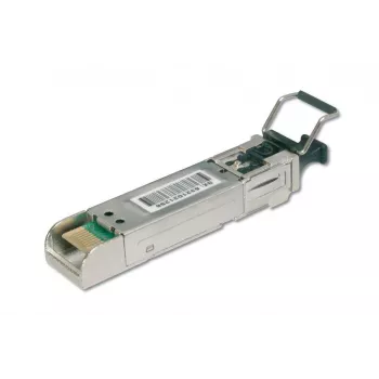 DIGITUS HP-suderinamas 1,25 Gbps SFP modulis, iki 20 km vienmodis, LC dvipusis lizdas, 1000Base-LX, 1310 nm