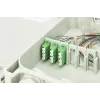 DIGITUS FTTH skirstomoji dėžutė – vienmodis LC-APC iš anksto sumontuoti atšakotuvai ir sujungimo laidai