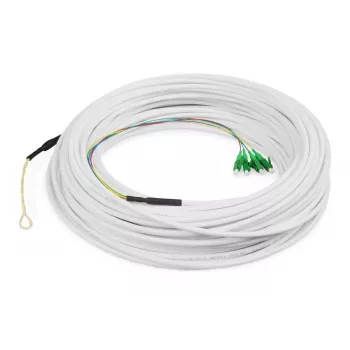 DIGITUS FTTH Drop kabelis - vienmodis 4 skaidulų LC/APC G.657.A2 50m