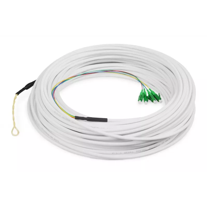 DIGITUS FTTH Drop kabelis - vienmodis 4 skaidulų LC/APC G.657.A2 50m