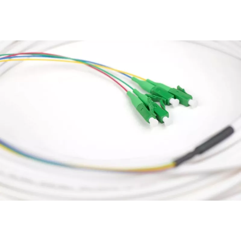 DIGITUS FTTH Drop kabelis - vienmodis 4 skaidulų LC/APC G.657.A2 50m