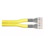 DIGITUS montavimo kabelis - CAT 7A - S/FTP - AWG 22/1 Duplex - 500m - geltonas - B2ca