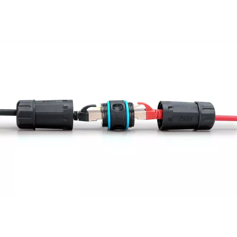Tinklo kabelis Digitus DN-93905-OD RJ45 į RJ45 CAT 6A 1m Juodas