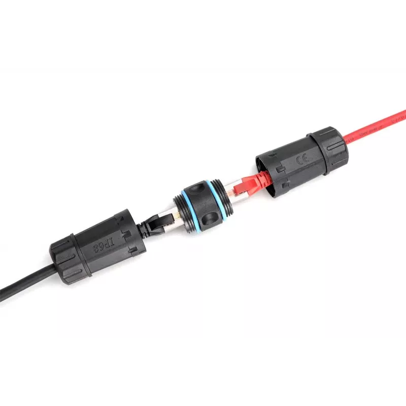 Tinklo kabelis Digitus DN-93905-OD RJ45 į RJ45 CAT 6A 1m Juodas