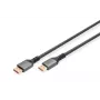 DIGITUS PREMIUM DisplayPort 2.1 jungiamasis kabelis - M/M 1m 16K UHD 80G aliuminio korpusas