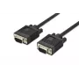 DIGITUS VGA monitoriaus jungiamasis laidas, HD15 V/M, 5 m 3Coax/7C, 2x feritinis žiedas, juodas