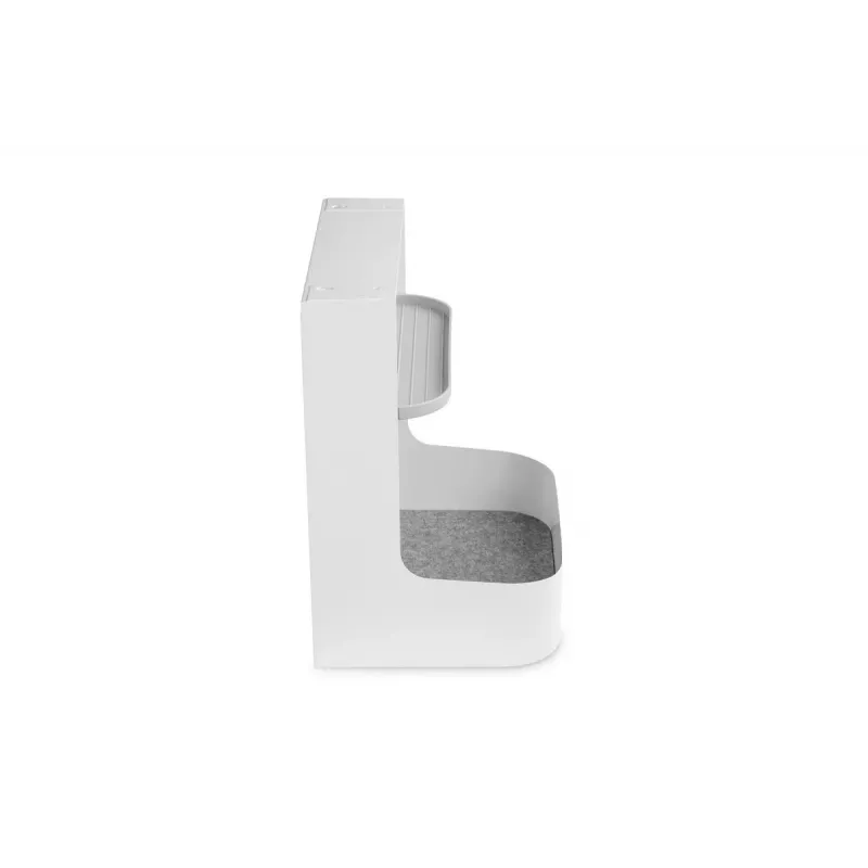 Po stalu montuojamas laikymo dėklas Digitus DA-90444 plastikas plienas baltas 5 kg