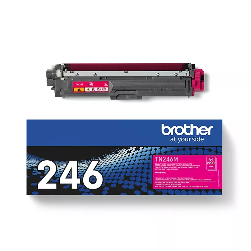 “Brother TN-246M” tonerio kasetė 1 vnt. Originali purpurinė