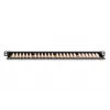 DIGITUS Patch panel CAT6 Neekranuotas 24 prievadų Su užsklanda - Juoda