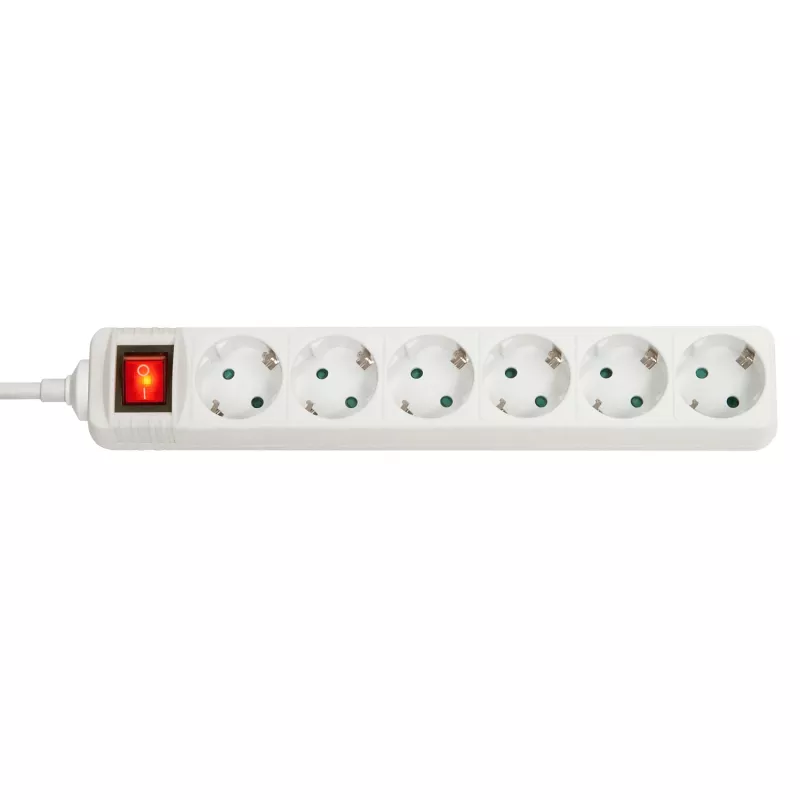 Lindy 73103 maitinimo ilgintuvas 6 kintamosios srovės lizdai (-ų) Vidinis Baltas