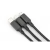 DIGITUS 3-in-1 įkrovimo laidas USB A-Lightning + micro B + Type-C 1m