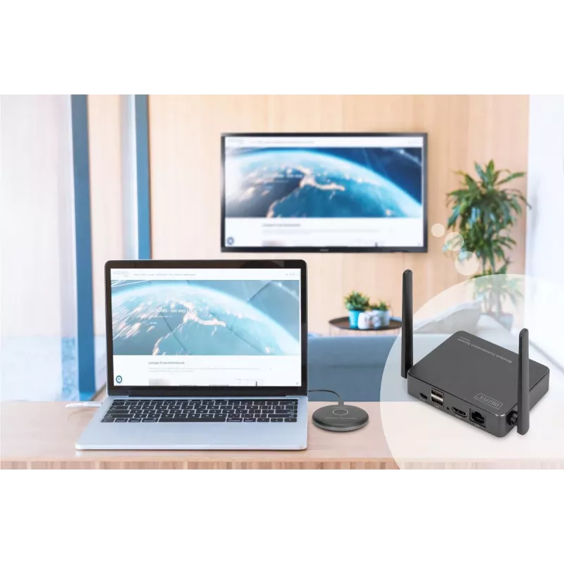 DIGITUS belaidis HDMI siųstuvas TX papildomas įrenginys DS-55317