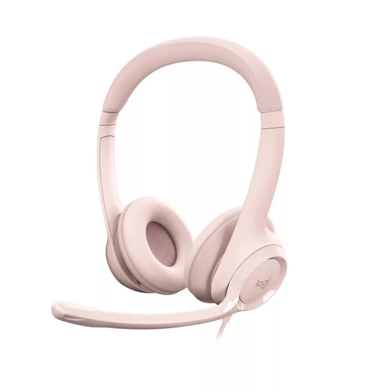 LOGITECH Ausinė - H390 - USB-a - Rožinė