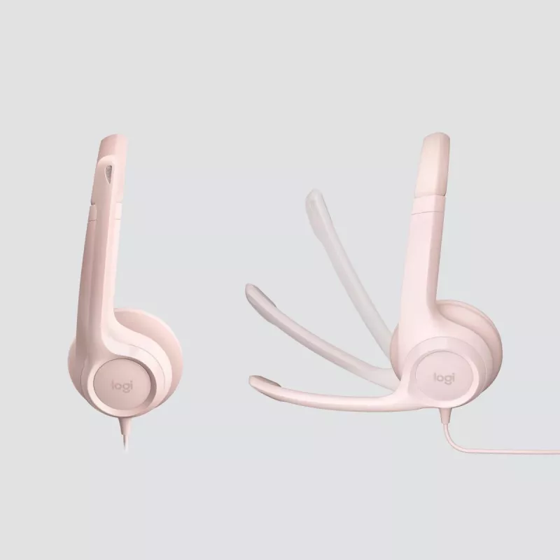 LOGITECH Ausinė - H390 - USB-a - Rožinė