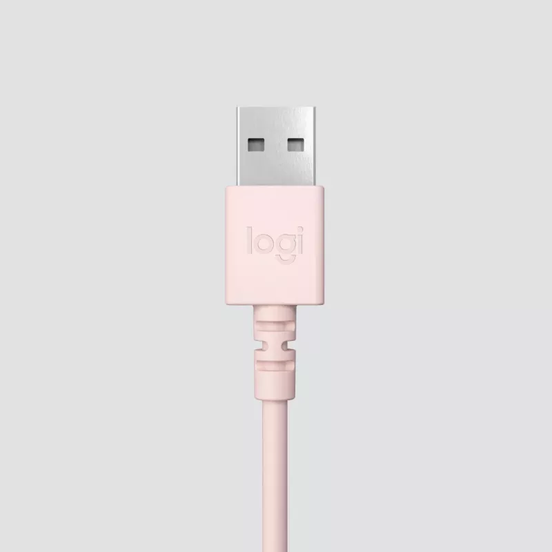 LOGITECH Ausinė - H390 - USB-a - Rožinė