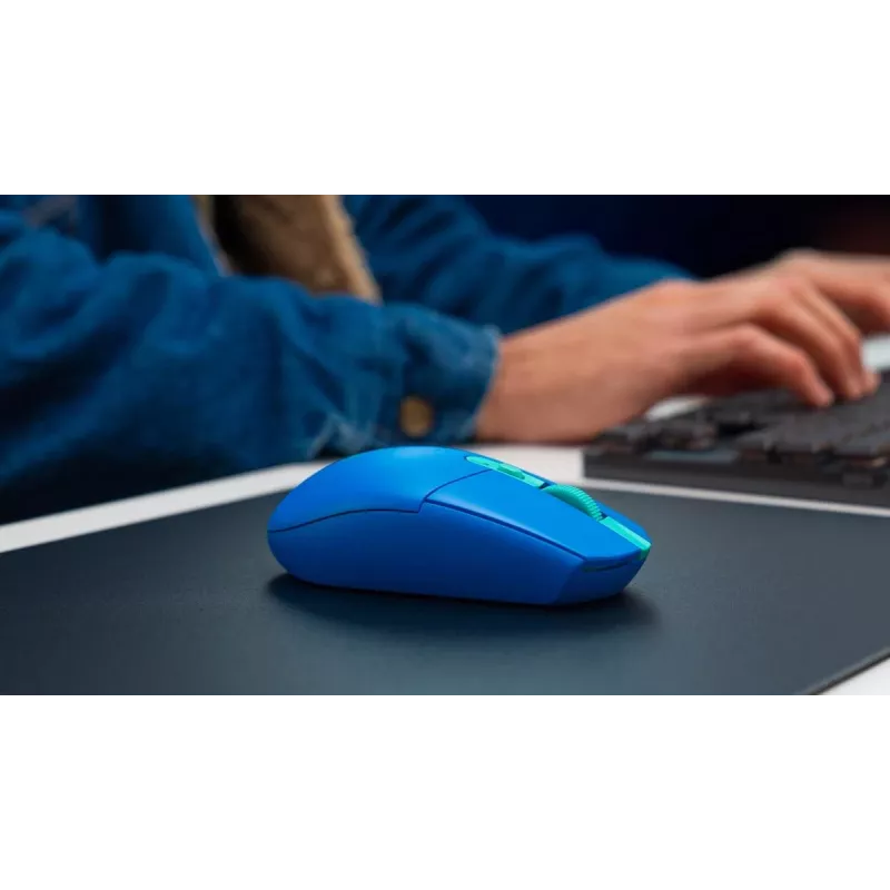 LOGITECH G305 Lightspeed belaidis žaidimų pelė mėlyna Ewr2