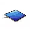 LOGITECH Combo Touch - Smėlio spalvos dėklas iPad Pro 11 inch (1, 2, 3 kartos) - Vokiška - Qwertz