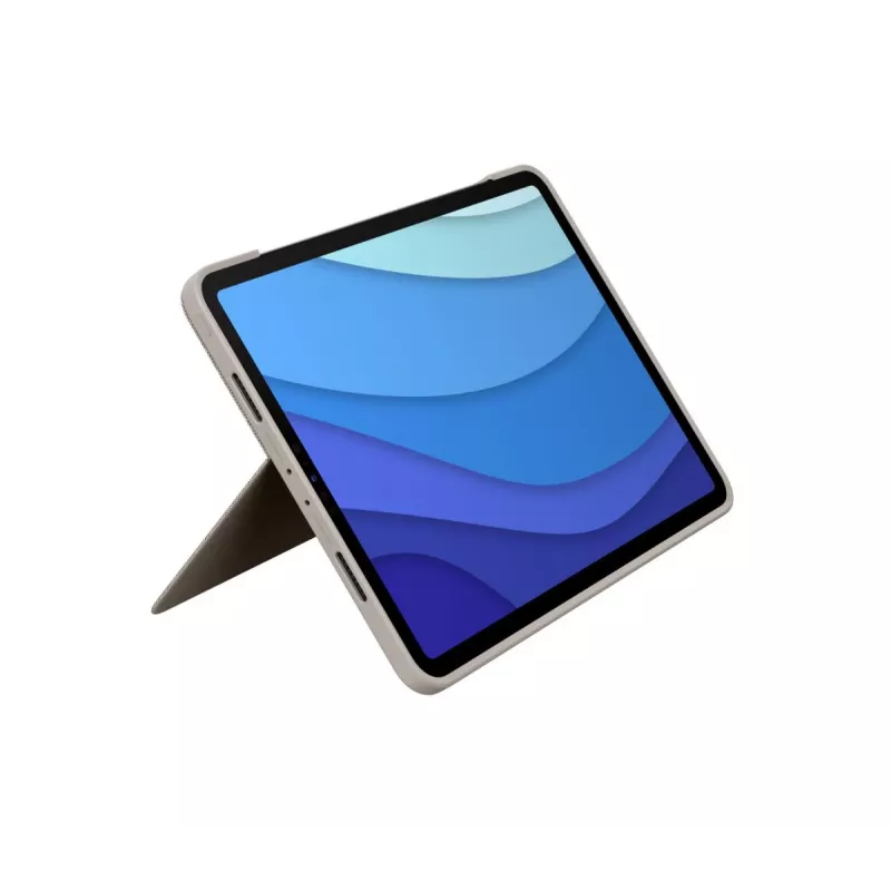 LOGITECH Combo Touch - Smėlio spalvos dėklas iPad Pro 11 inch (1, 2, 3 kartos) - Vokiška - Qwertz