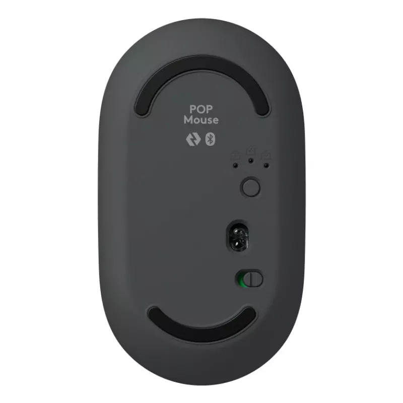LOGITECH belaidis rinkinys - Pop Icon - Grafito ir žalia spalva Qwerty Itališka