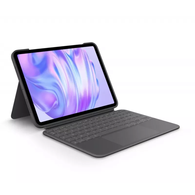LOGITECH Combo Touch klaviatūros dėklas - iPad Pro 11in M4/M5 - grafito spalvos - azerty prancūziška