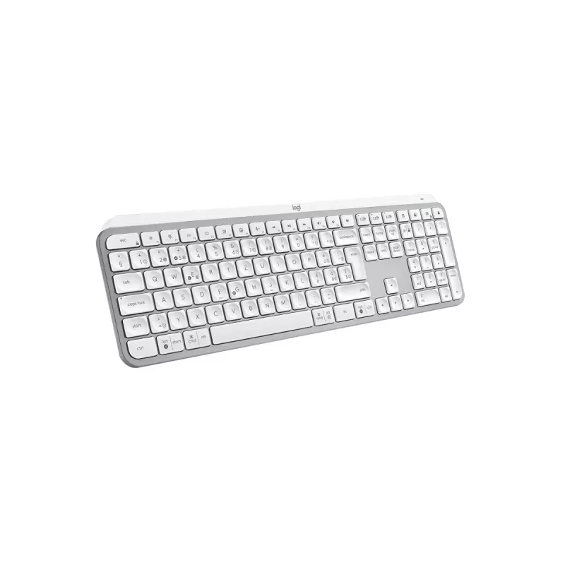 LOGITECH MX Keys S klaviatūra, šviesiai pilka, Qwertz, Šveicariška