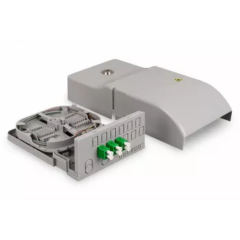 DIGITUS Ftth Namų paskirstymo įrenginys. 3x LC/APC Duplex OS2. IP54. Paruoštas sujungimams