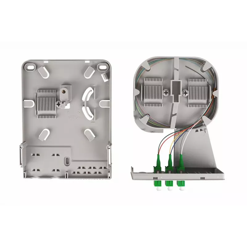 DIGITUS Ftth Namų paskirstymo įrenginys. 3x LC/APC Duplex OS2. IP54. Paruoštas sujungimams