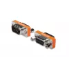 DIGITUS Zero Modem adapteris, D-Sub9 metalinis korpusas, V/F, su šešiabriauniais varžtais