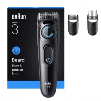 Braun BT3520 barzdos kirpimo mašinėlė Baterija 40 2 cm Juoda, Mėlyna