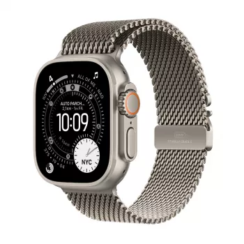 APPLE Watch Ultra 3 GPS + Cellular 49mm natūralaus titano korpusas su natūralaus titano Milano kilpa