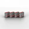 Lindy USB prievado blokatorius (be rakto) - pakuotėje 10 vnt., Rožinė, Prievado blokatorius, USB Type-A, Rožinė, Akrilnitrilo butadieno stirenas (ABS), 10 vnt., Polietileninis maišelis