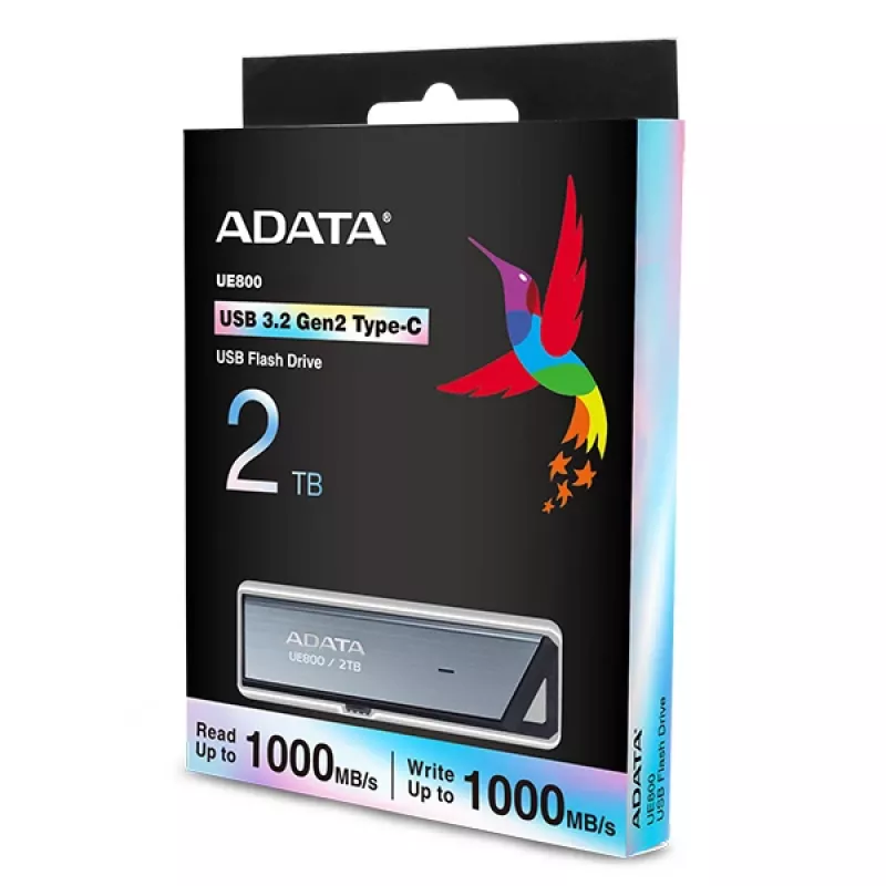 ADATA AELI-UE800-2T-CSG USB atmintinė 2 TB USB Type-C 3.2 Gen 2 (3.1 Gen 2) Sidabrinė