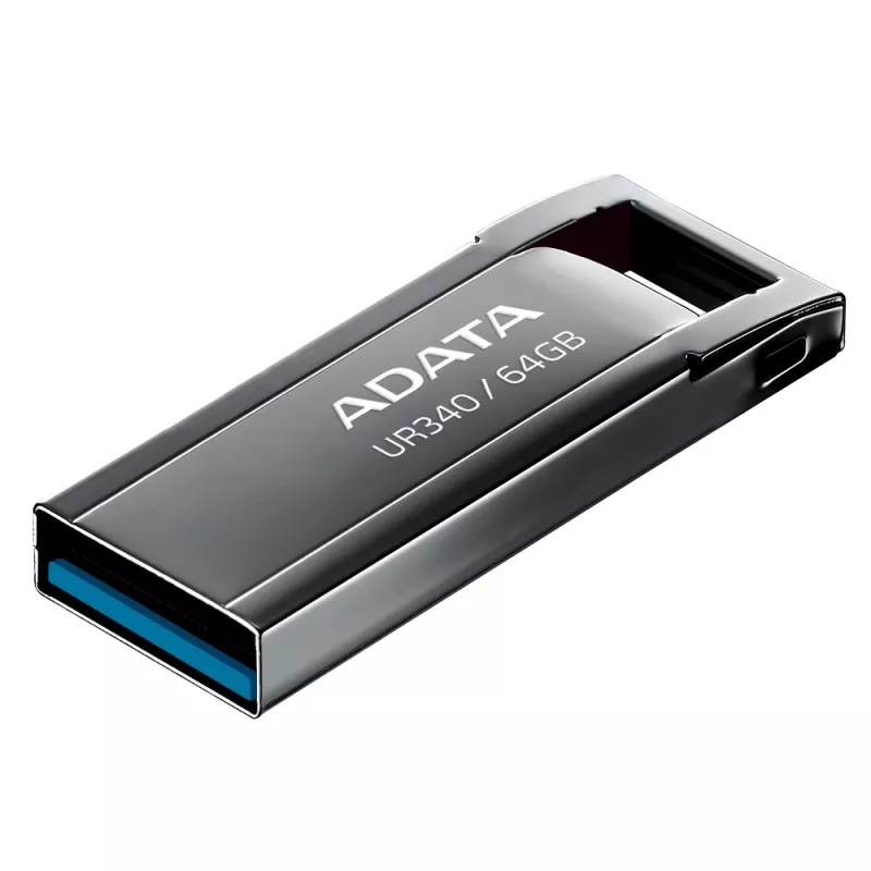 ADATA UR340 USB atmintinė 64 GB USB Type-A 3.2 Gen 2 (3.1 Gen 2) juoda