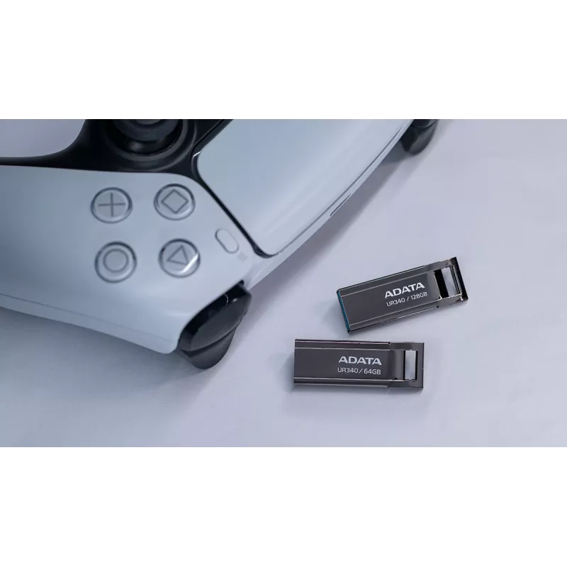ADATA UR340 USB atmintinė 64 GB USB Type-A 3.2 Gen 2 (3.1 Gen 2) juoda