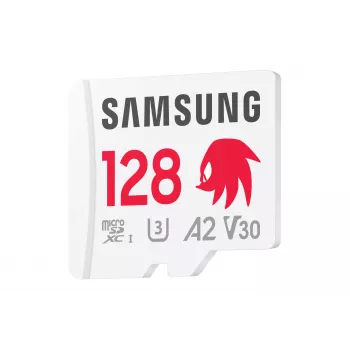 „Samsung MB-MD128S“ „MicroSDXC“ atminties kortelė, 128 GB, UHS-I, 10 klasė, U3, skaitymo greitis iki 180 MB/s, rašymo – 130 MB/s