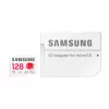 „Samsung MB-MD128S“ „MicroSDXC“ atminties kortelė, 128 GB, UHS-I, 10 klasė, U3, skaitymo greitis iki 180 MB/s, rašymo – 130 MB/s