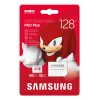 „Samsung MB-MD128S“ „MicroSDXC“ atminties kortelė, 128 GB, UHS-I, 10 klasė, U3, skaitymo greitis iki 180 MB/s, rašymo – 130 MB/s