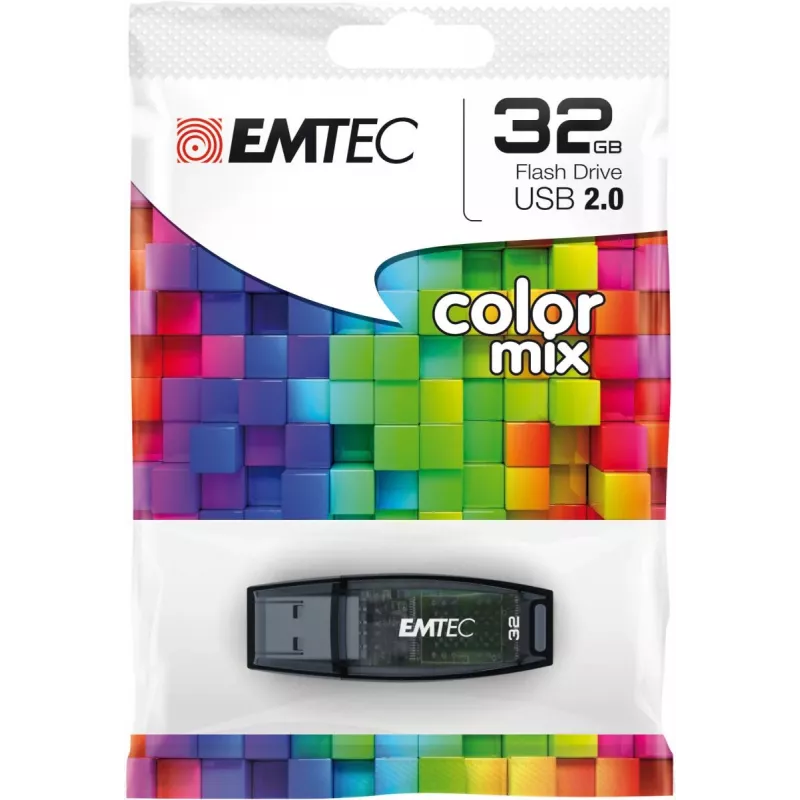 EMTEC C410 Color Mix – 32 GB USB atmintukas – USB 2.0 – mėlynas