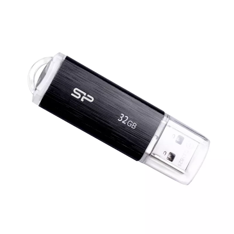 SILICON POWER Ultima U02 - 32 GB USB atmintinė - USB 2.0 - juoda