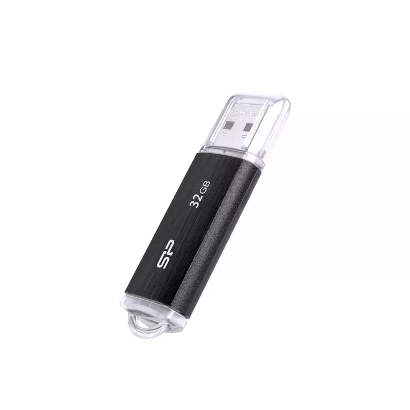 SILICON POWER Ultima U02 - 32 GB USB atmintinė - USB 2.0 - juoda