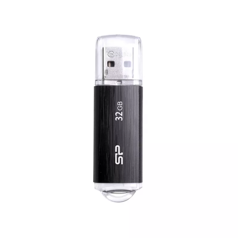 SILICON POWER Ultima U02 - 32 GB USB atmintinė - USB 2.0 - juoda