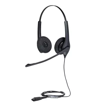 Jabra BIZ 1500 Duo QD EMEA, laidinis, biurui / skambučių centrui, 20–4500 Hz, 74 g, ausinės, juodos