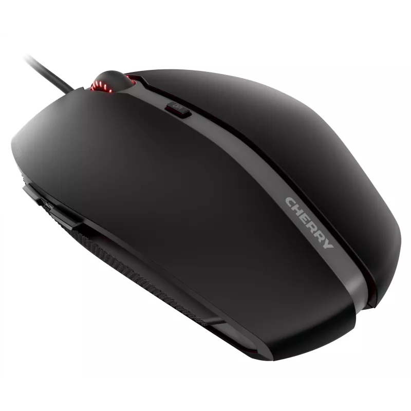 CHERRY GENTIX 4K laidinė pelė, juoda, USB, ambidekstrinė, optinė, USB, 3600 DPI, juoda