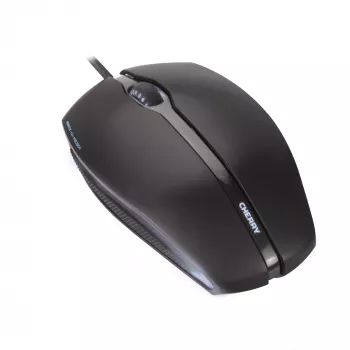 CHERRY GENTIX LAIDINGA APŠVIESTA PELĖ, Juoda, USB, Abirankė, Optinė, USB Type-A, 1000 DPI, Juoda