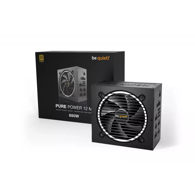 be quiet Pure Power 12 M maitinimo blokas 850 W 20+4 pin ATX ATX juodas